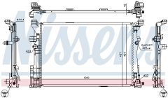NISSENS 67186 — Radiator răcire motor
