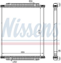 NISSENS 67218 — Радиатор охлаждения