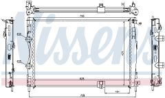 NISSENS 67361 — Радиатор охлаждения
