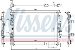 NISSENS 67363 — Радиатор охлаждения
