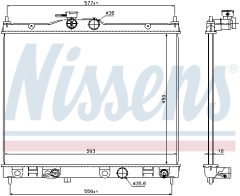 NISSENS 67369 — Радиатор охлаждения