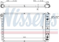 NISSENS 67600 — Радиатор охлаждения