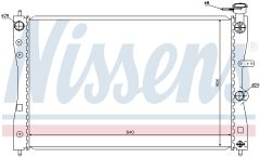 NISSENS 68183 — Radiator răcire motor