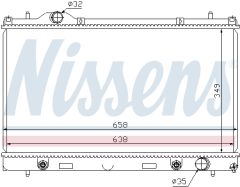 NISSENS 69210 — Radiator răcire motor