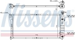 NISSENS 69215 — Радиатор охлаждения