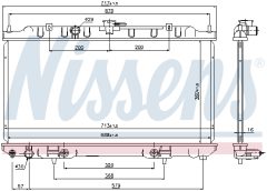 NISSENS 69460 — Radiator răcire motor