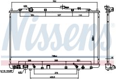 NISSENS 69482 — Radiator răcire motor