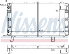 NISSENS 697857 — Radiator răcire motor