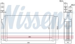 NISSENS 70011 — Радиатор печки