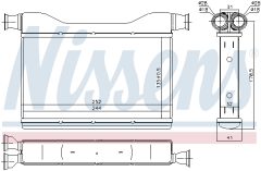 NISSENS 70528 — Радиатор печки