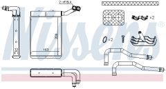 NISSENS 707095 — Radiator încălzire habitaclu
