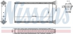 NISSENS 707288 — Радиатор печки