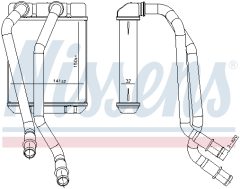 NISSENS 707303 — Радиатор печки