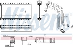 NISSENS 707367 — Радиатор печки