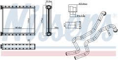 NISSENS 707368 — Радиатор печки