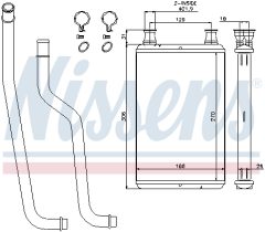 NISSENS 70978 — Радиатор печки