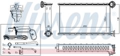 NISSENS 71165 — Радиатор печки