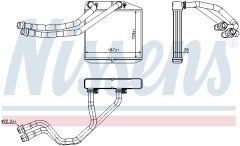 NISSENS 71455 — Radiator încălzire habitaclu