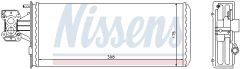 NISSENS 71804 — Радиатор печки