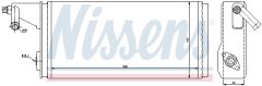 NISSENS 71808 — Радиатор печки