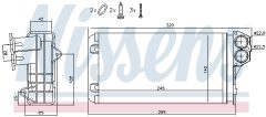 NISSENS 72941 — Radiator încălzire habitaclu