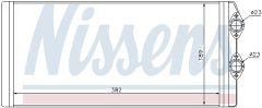 NISSENS 73629 — Радиатор печки