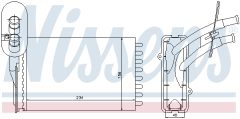 NISSENS 73961 — Радиатор печки