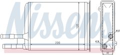 NISSENS 73984 — Радиатор печки