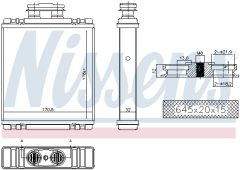 NISSENS 73997 — Радиатор печки