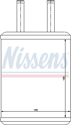 NISSENS 77503 — Radiator încălzire habitaclu