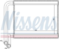 NISSENS 77527 — Радиатор печки