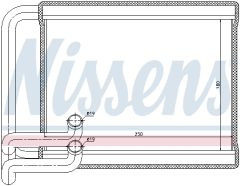 NISSENS 77534 — Радиатор печки