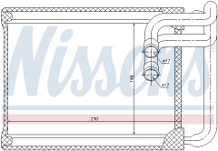 NISSENS 77622 — Радиатор печки