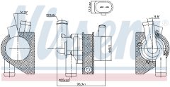 NISSENS 831060 — Pompă de apă auxiliară