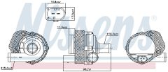 NISSENS 831065 — Pompă de apă auxiliară