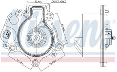 NISSENS 831074 — Помпа