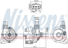 NISSENS 831361 — Pompă de apă