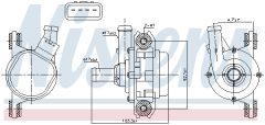 NISSENS 831385 — Помпа