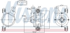 NISSENS 831388 — Pompă de apă