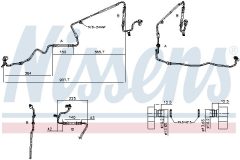 NISSENS 840224 — Трубка высокого давления кондиционера