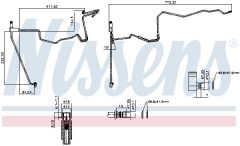 NISSENS 840669 — Conductă de înaltă presiune aer condiționat