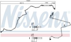 NISSENS 84071 — Conductă de joasă presiune aer condiționat