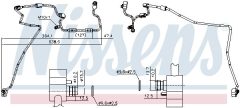 NISSENS 841819 — Conductă de înaltă presiune aer condiționat