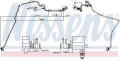 NISSENS 841931 — Conductă de înaltă presiune aer condiționat