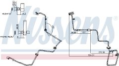 NISSENS 843363 — Conductă de înaltă presiune aer condiționat