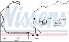 NISSENS 846247 — Conductă de înaltă presiune aer condiționat