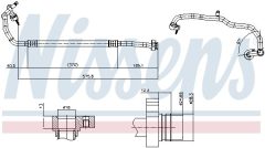 NISSENS 846921 — Трубка высокого давления кондиционера