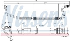 NISSENS 849360 — Conductă de joasă presiune aer condiționat