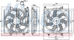 NISSENS 850039 — Вентилятор радиатора