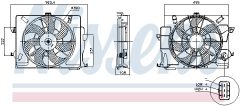 NISSENS 850049 — Вентилятор радиатора